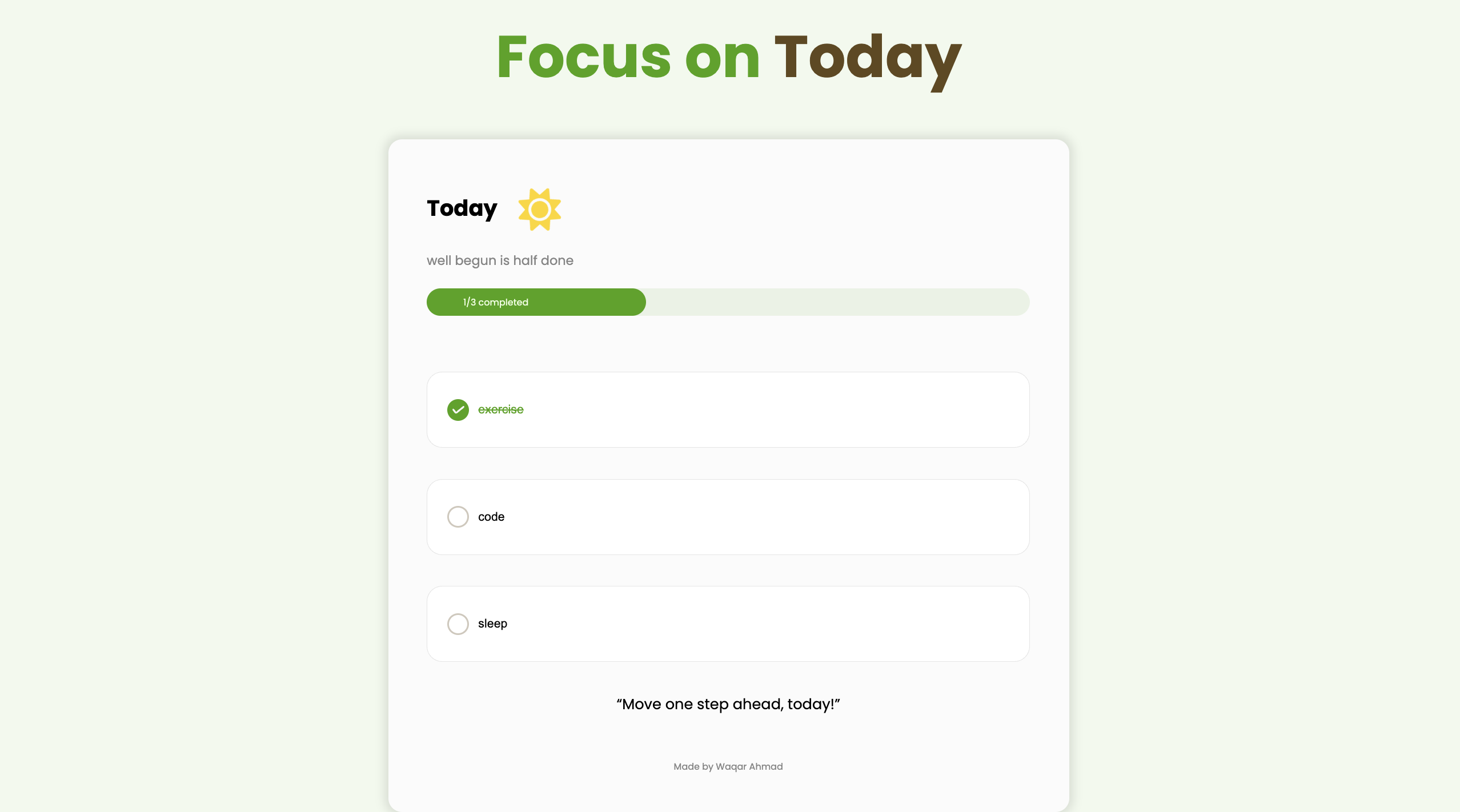 Focus App